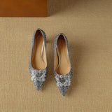 Victoria - Sparkling Court Shoes