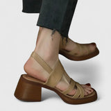 Celeste - Elegant Cross-Strap Sandals