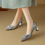 Victoria - Sparkling Court Shoes