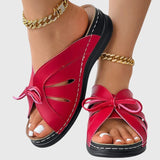 Darcy - Chic Slip-On Sandals with Strap