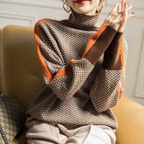 Eleanor | High-Neck Herringbone Luxe