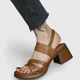 Celeste - Elegant Cross-Strap Sandals