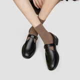 Zhelynne | Square-Toe Orthopaedic Mary Jane Shoes
