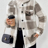 Martin | Elegant Checked Fleece Jacket