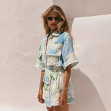 Solene - Patchwork Chic Ensemble