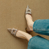 Victoria - Sparkling Court Shoes