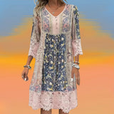 NAYA | FLUID BOHO LUXE MIDI DRESS