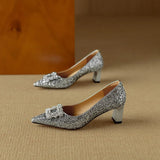 Victoria - Sparkling Court Shoes