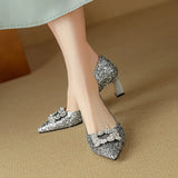 Victoria - Sparkling Court Shoes
