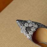 Victoria - Sparkling Court Shoes