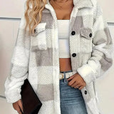 Martin | Elegant Checked Fleece Jacket