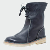 Waterproof Leather Boots with Wool Lining