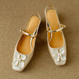 Scarlett - Elegant Shoes with Floral Detail