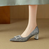 Victoria - Sparkling Court Shoes