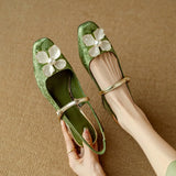 Scarlett - Elegant Shoes with Floral Detail