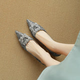 Victoria - Sparkling Court Shoes
