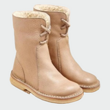 Waterproof Leather Boots with Wool Lining