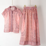 Adele - Bohemian Print Two-Piece Ensemble