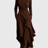 Violet | Pleated Maxi Dress