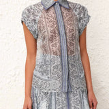 Adele - Bohemian Print Two-Piece Ensemble