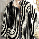 Hannah™ | Quilted Jacket in Zebra Print