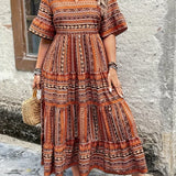 Joraine - Flowing Ethnic Dress