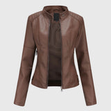 Giorgina™ - Elegant Leather Jacket for Women