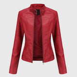 Giorgina™ - Elegant Leather Jacket for Women