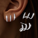 Saskia | Triple Hoop Earrings