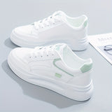 Chic White Trainers with Lightweight Comfort