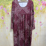 ELOWEN | LONG-SLEEVE CASUAL MIDI DRESS