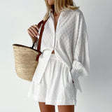 Elizabeth - Light Shirt and Shorts Ensemble