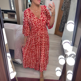 Lillia - Printed Boho Dress