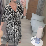 Lillia - Printed Boho Dress