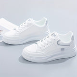 Chic White Trainers with Lightweight Comfort