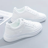 Chic White Trainers with Lightweight Comfort