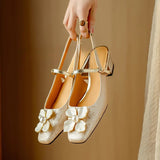 Scarlett - Elegant Shoes with Floral Detail
