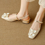 Scarlett - Elegant Shoes with Floral Detail