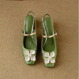 Scarlett - Elegant Shoes with Floral Detail