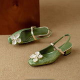 Scarlett - Elegant Shoes with Floral Detail