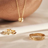 Pauline | Simple Ring in Gold Tone