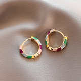 Birthe | Earrings in Warm Gold Tone