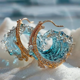 Swantje | Wave Motif Earrings