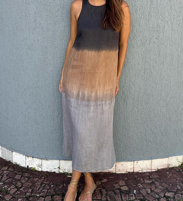Heather - Casual Ombré Dress