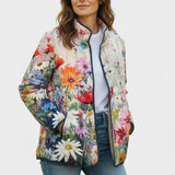 Sybil™ | Quilted Jacket with Summer Meadow