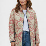 Annie™ | Quilted Jacket with Ornaments in Dusty Rose