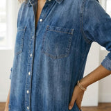 Lily | Cotton Denim Jumpsuit