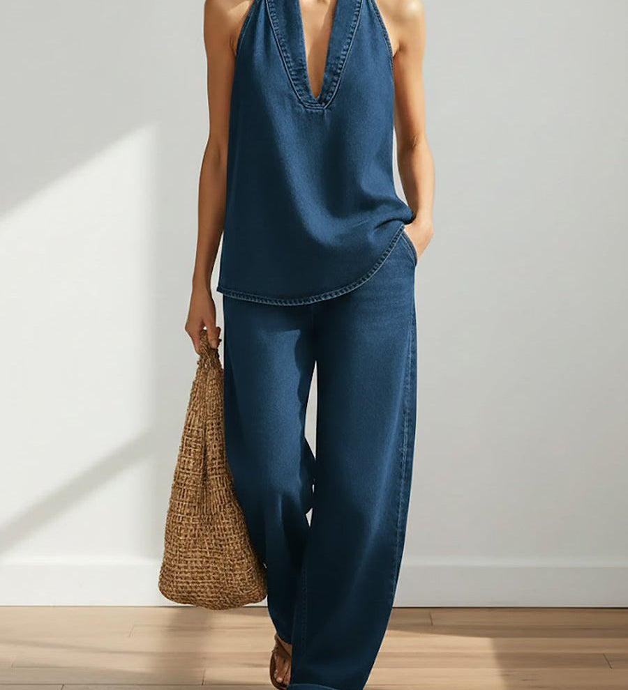 Sienna | Two-Piece Denim Set
