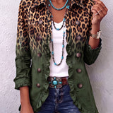 Barbara™ | Blazer in Leopard Gradient