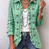 Elaine™ | Blazer in Vichy Check